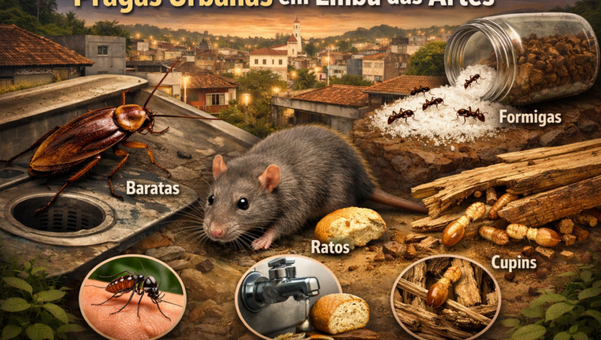 Dedetização em embi das artes SP